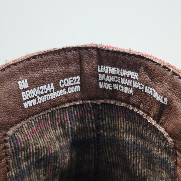 NEW Born Tori Ankle Bootie Western Dark Red Suede Leather Size 8 - Picture 13 of 14